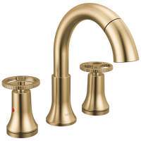 Delta - Two Handle Widespread Pull Down Bathroom Faucet - Champagne Bronze - 3558-CZPD-DST