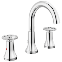 Delta - Two Handle Widespread Bathroom Faucet - Chrome - 3558-MPU-DST