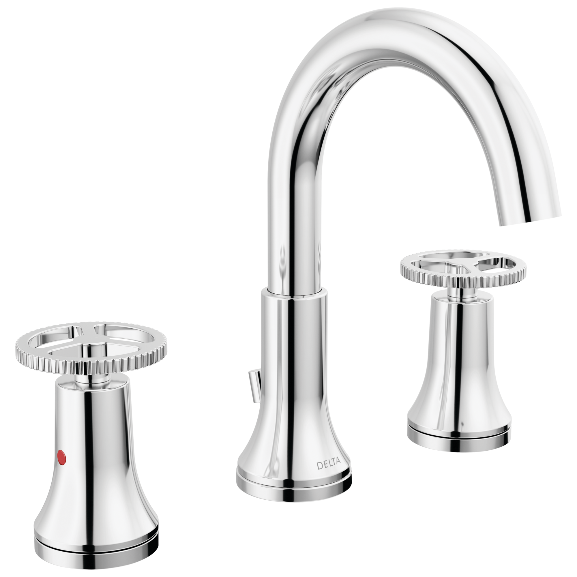 Delta - Two Handle Widespread Bathroom Faucet - Chrome - 3558-MPU-DST