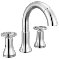 Delta - Two Handle Widespread Pull Down Bathroom Faucet - Chrome - 3558-PD-DST