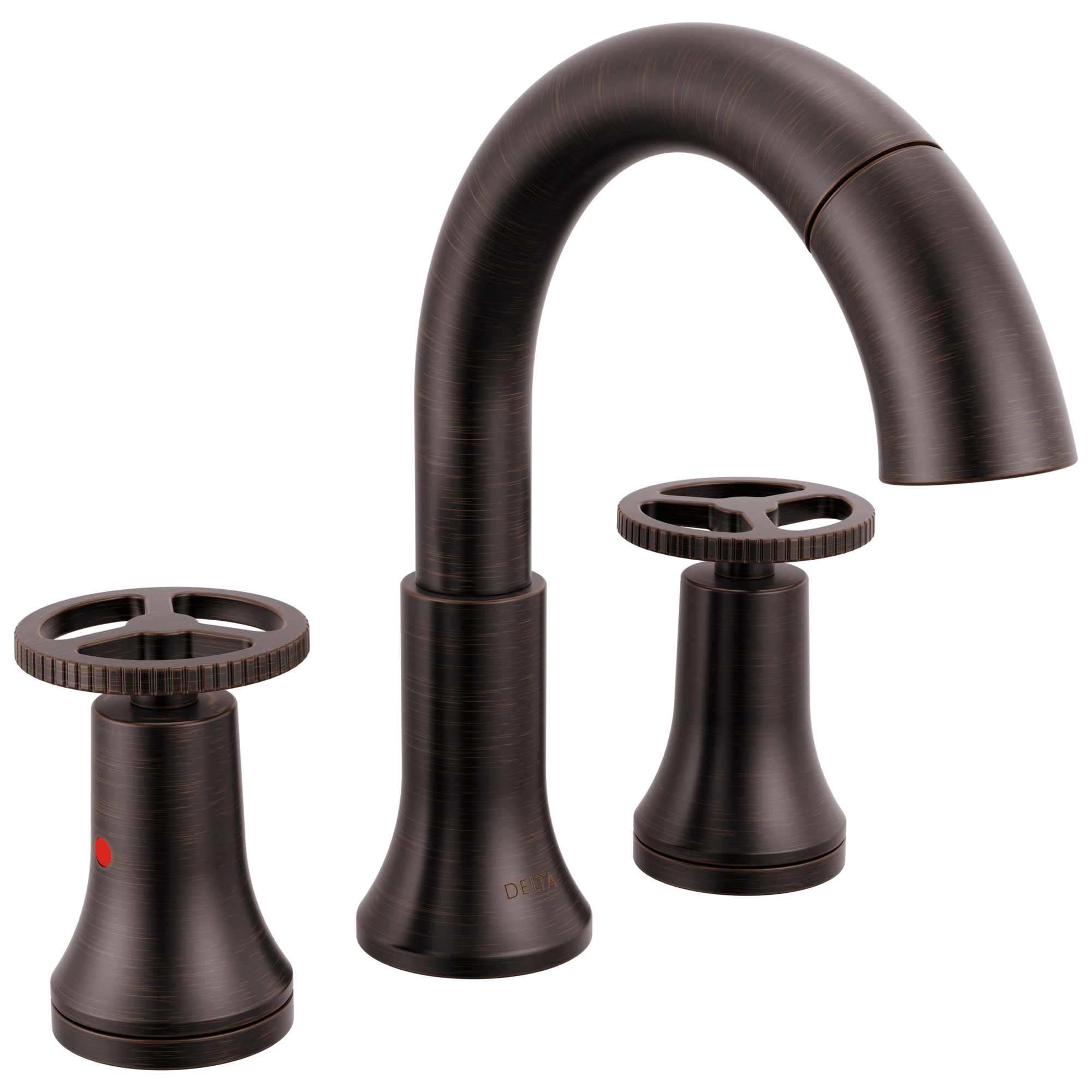 Delta - Two Handle Widespread Pull Down Bathroom Faucet - Venetian Bronze - 3558-RBPD-DST