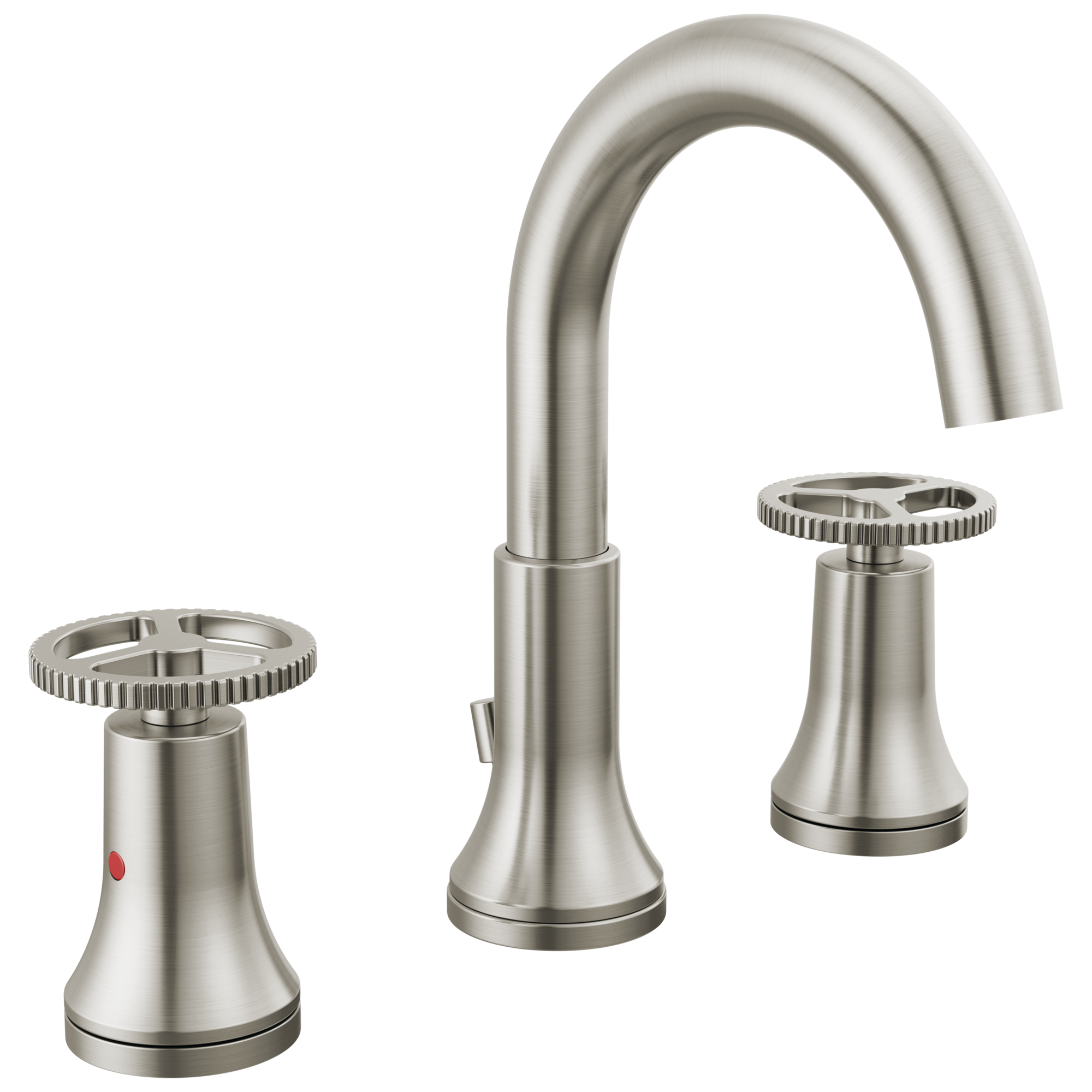 Delta - Two Handle Widespread Bathroom Faucet - Stainless - 3558-SSMPU-DST