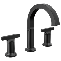 Delta - Two Handle Widespread Bathroom Faucet - Matte Black - 355887-BL-DST