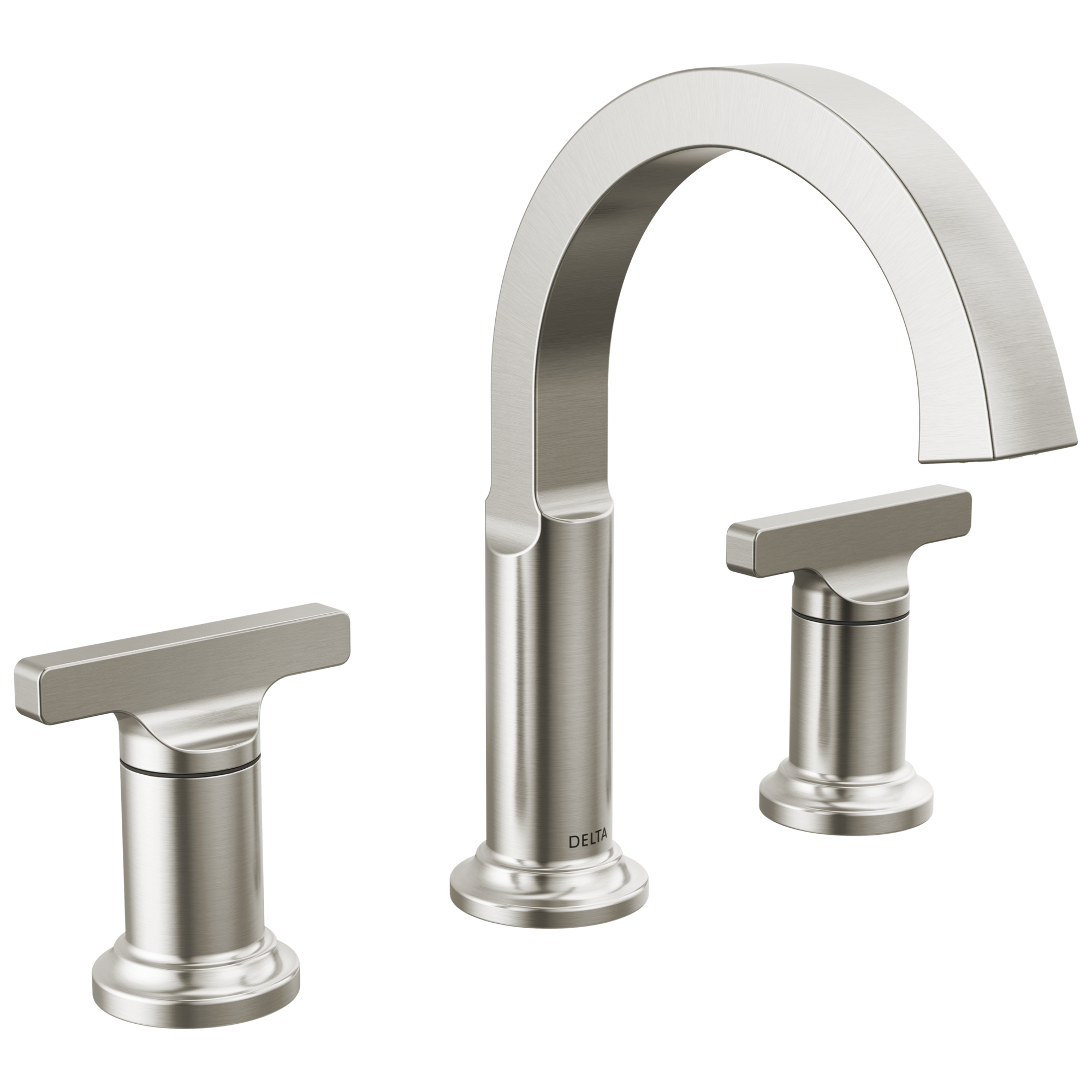 Delta - Two Handle Widespread Bathroom Faucet - Lumicoat® Stainless - 355887-SS-PR-DST