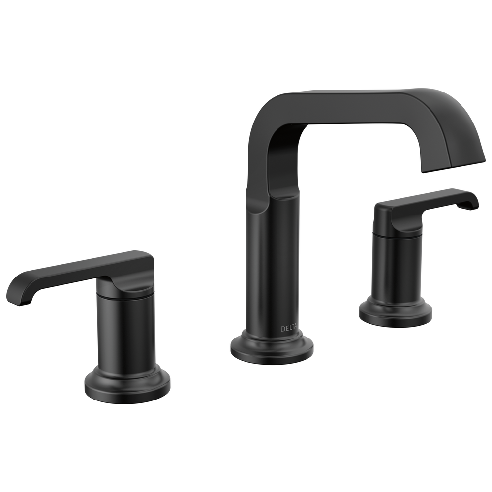 Delta - Two Handle Widespread Bathroom Faucet - Matte Black - 35589-BL-DST