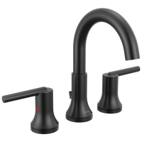 Delta - Two Handle Widespread Bathroom Faucet - Matte Black - 3559-BLMPU-DST