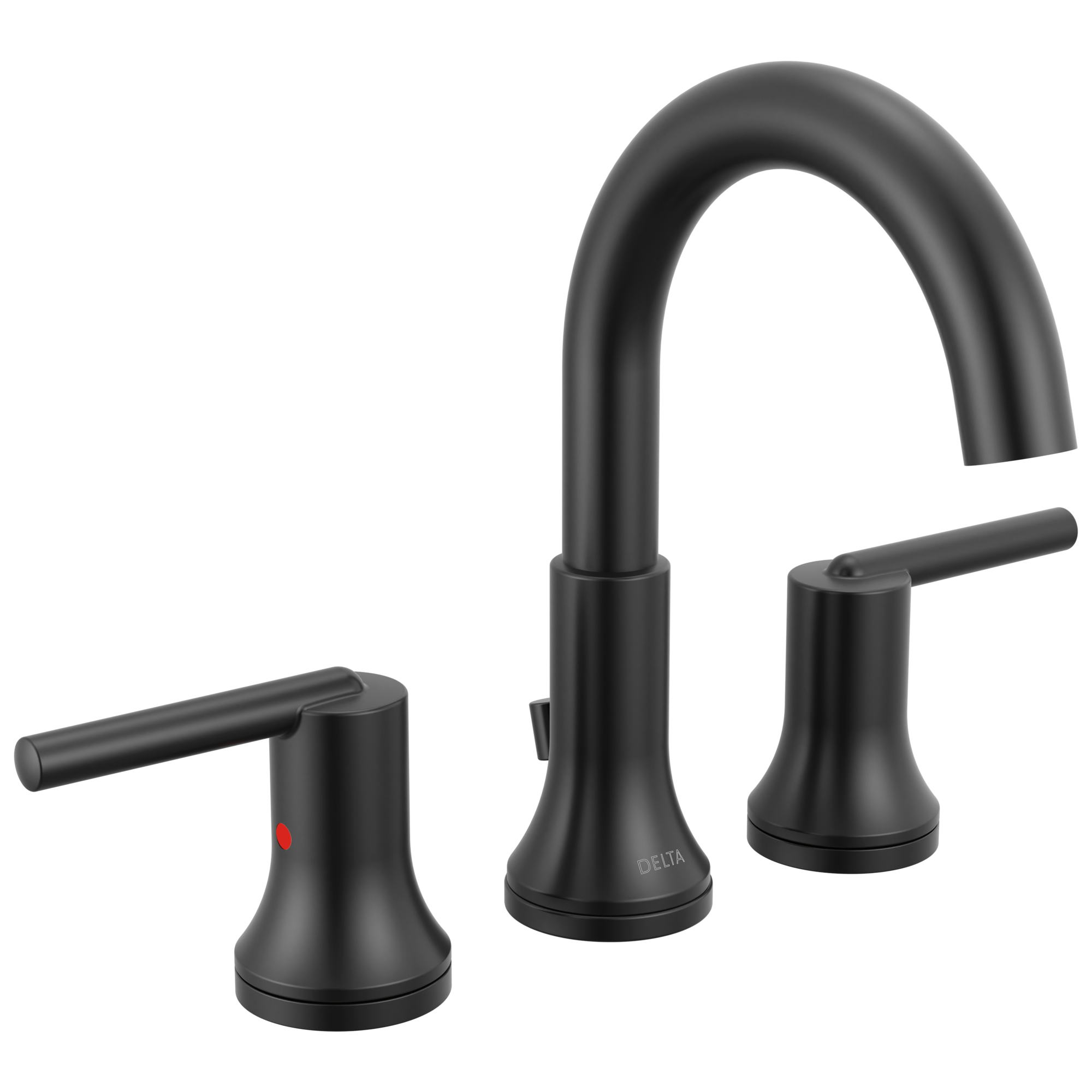 Delta - Two Handle Widespread Bathroom Faucet - Matte Black - 3559-BLMPU-DST