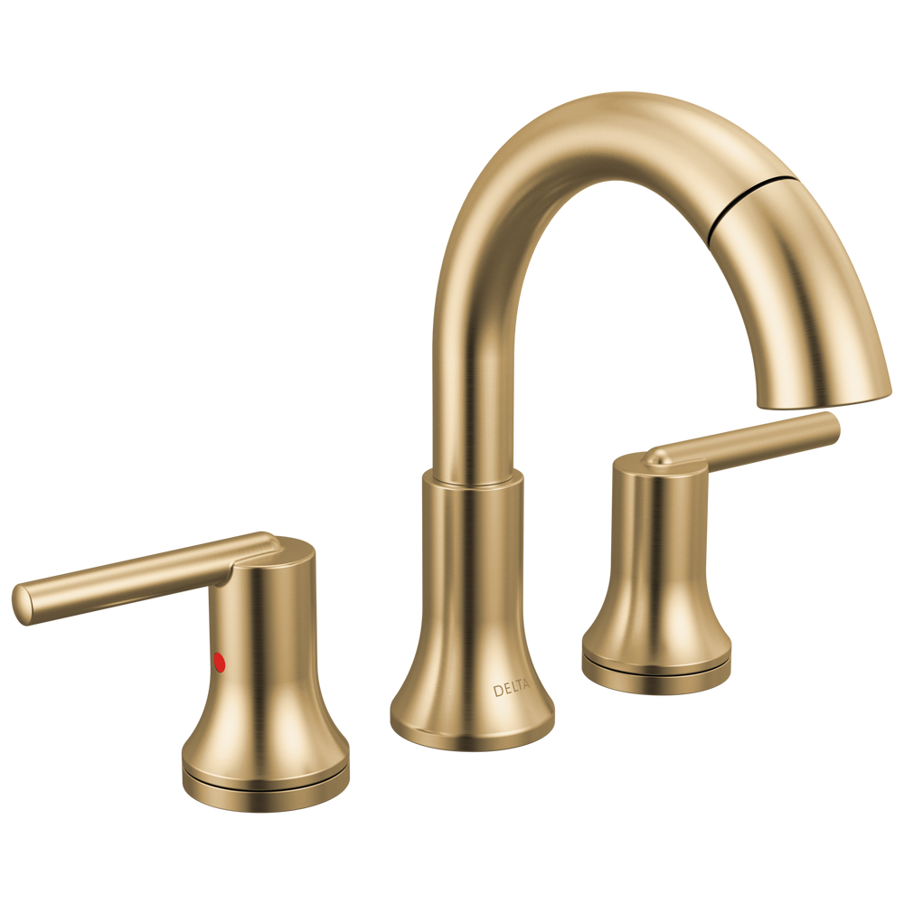 Delta - Two Handle Widespread Pull Down Bathroom Faucet - Champagne Bronze - 3559-CZPD-DST