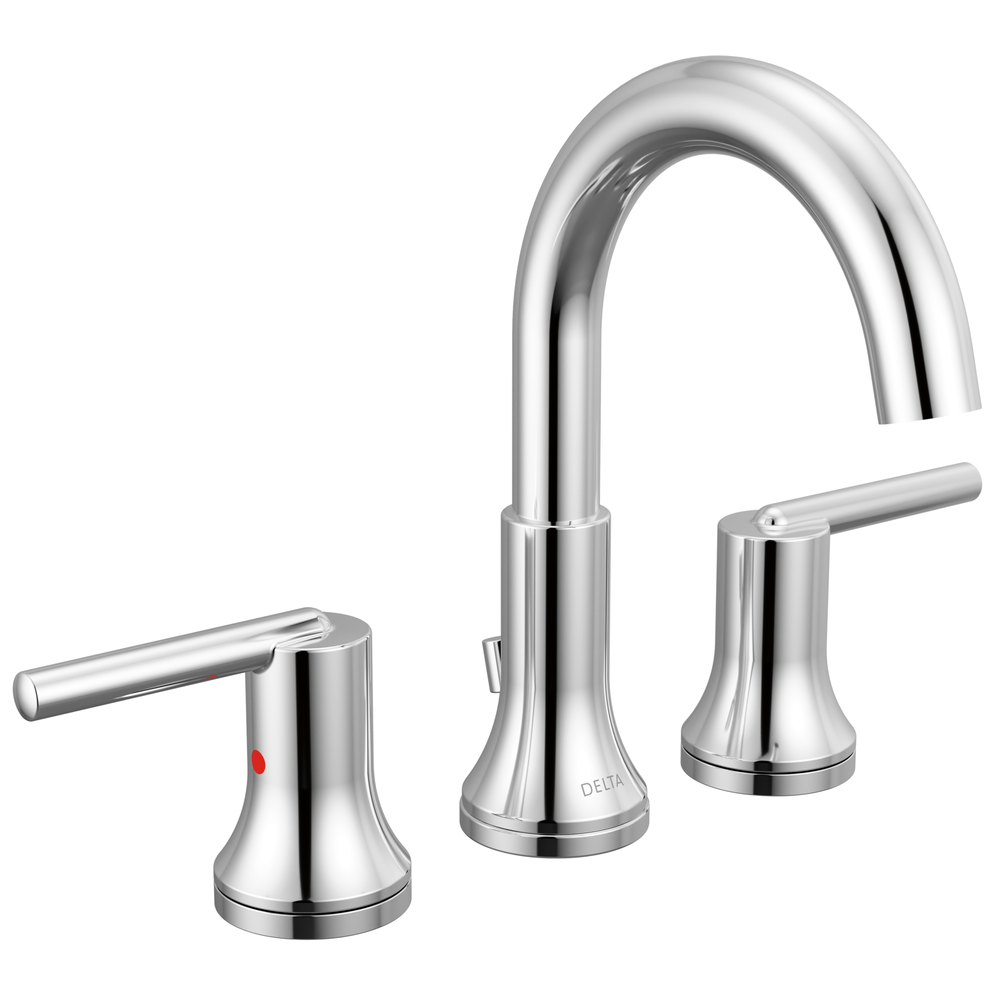 Delta - Two Handle Widespread Bathroom Faucet - Chrome - 3559-MPU-DST