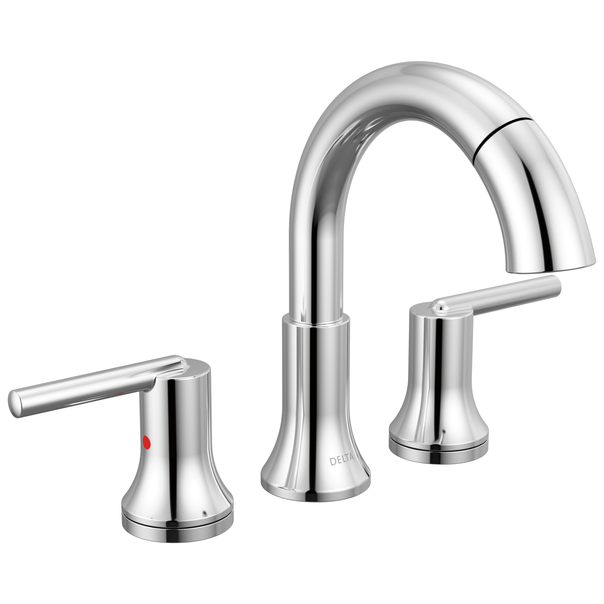 Delta - Two Handle Widespread Pull Down Bathroom Faucet - Chrome - 3559-PD-DST