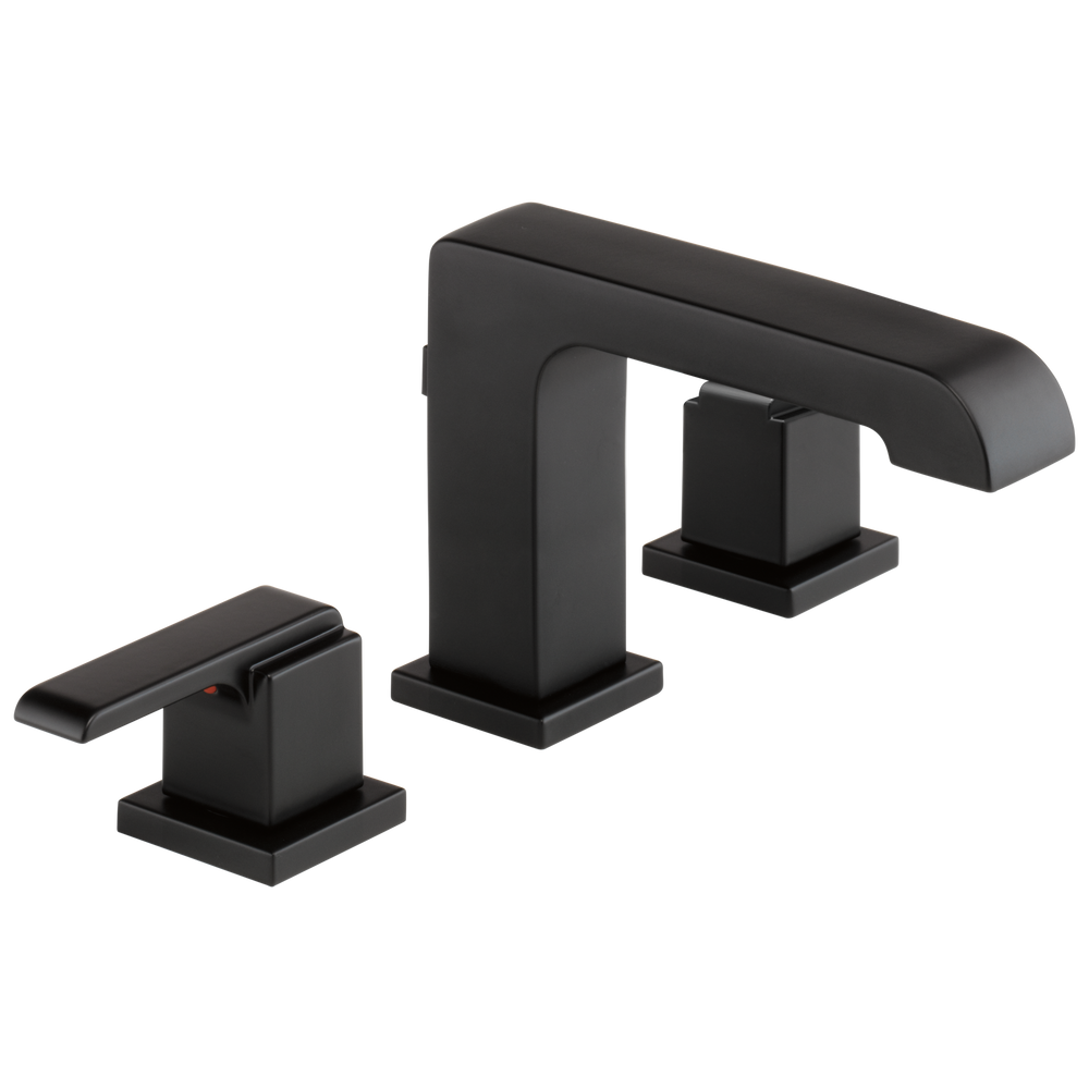 Delta - Two Handle Widespread Bathroom Faucet - Matte Black - 3567-BLMPU-DST