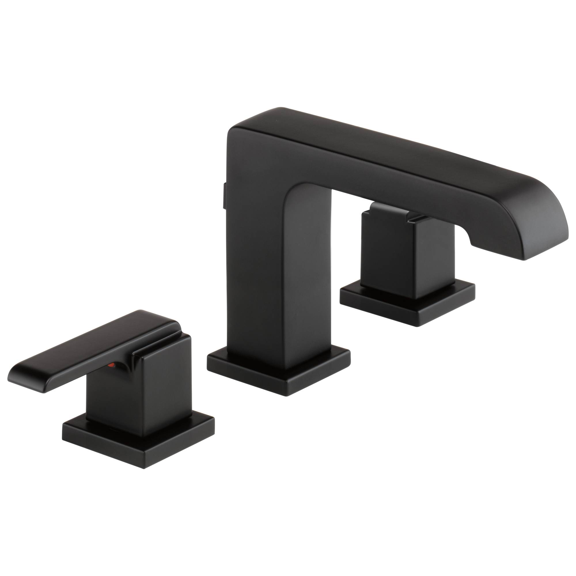 Delta - Two Handle Widespread Bathroom Faucet - Matte Black - 3567-BLMPU-DST