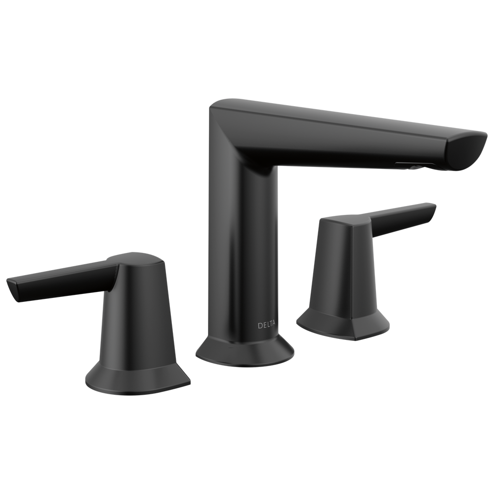 Delta - Two Handle Widespread Bathroom Faucet - Matte Black - 3571-BLMPU-DST