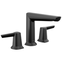 Delta - Two Handle Widespread Bathroom Faucet - Matte Black - 3571-BLMPU-DST