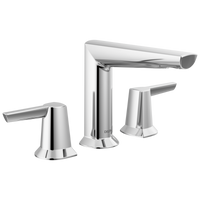 Delta - Two Handle Widespread Bathroom Faucet - Lumicoat® Chrome - 3571-PR-MPU-DST