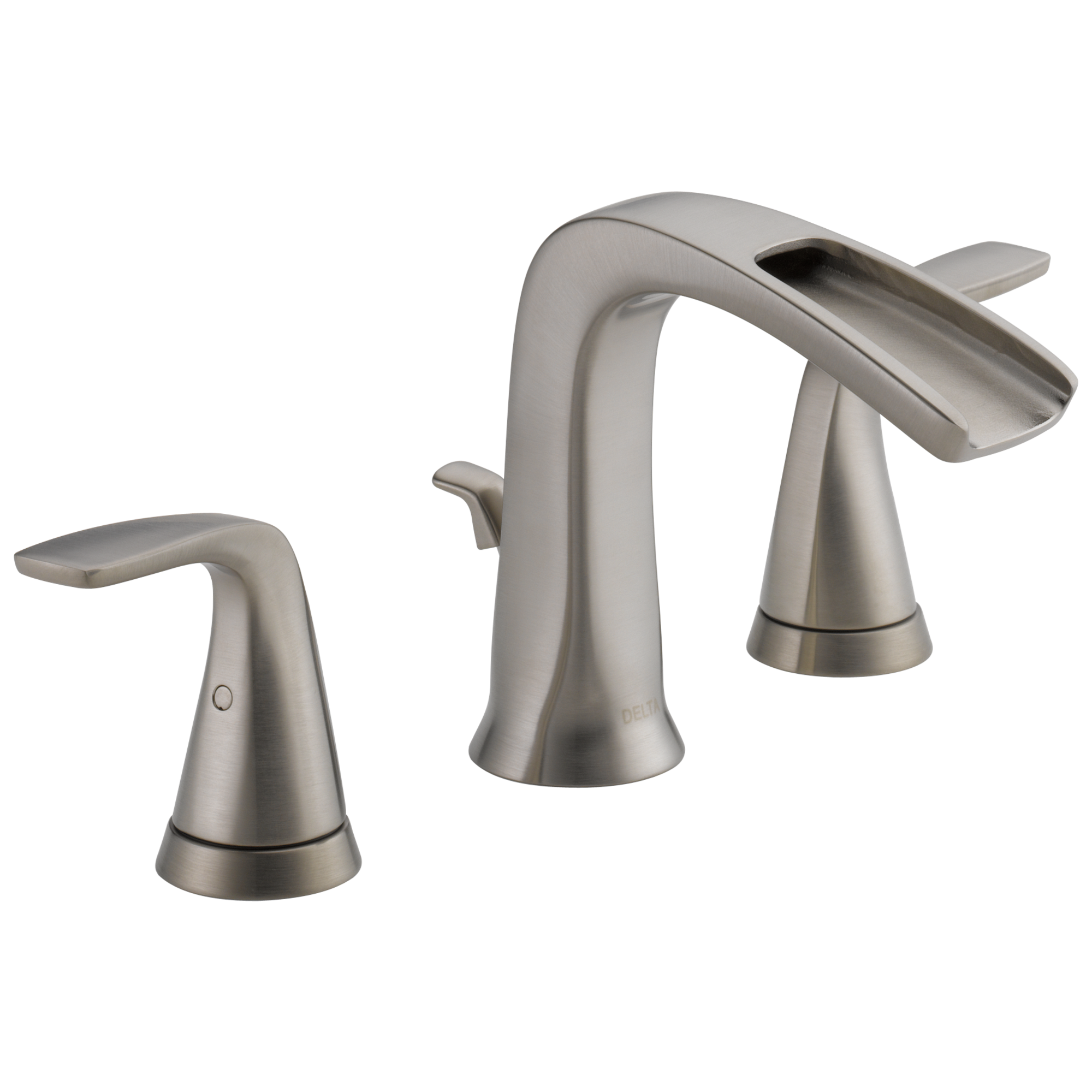 Delta - Two Handle Widespread Bathroom Faucet - Stainless - 35724LF-SS-ECO