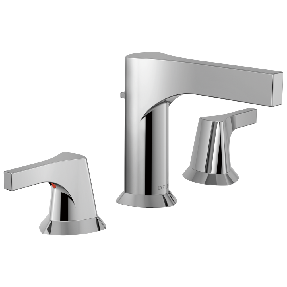 Delta - Two Handle Widespread Bathroom Faucet - Chrome - 3574-MPU-DST