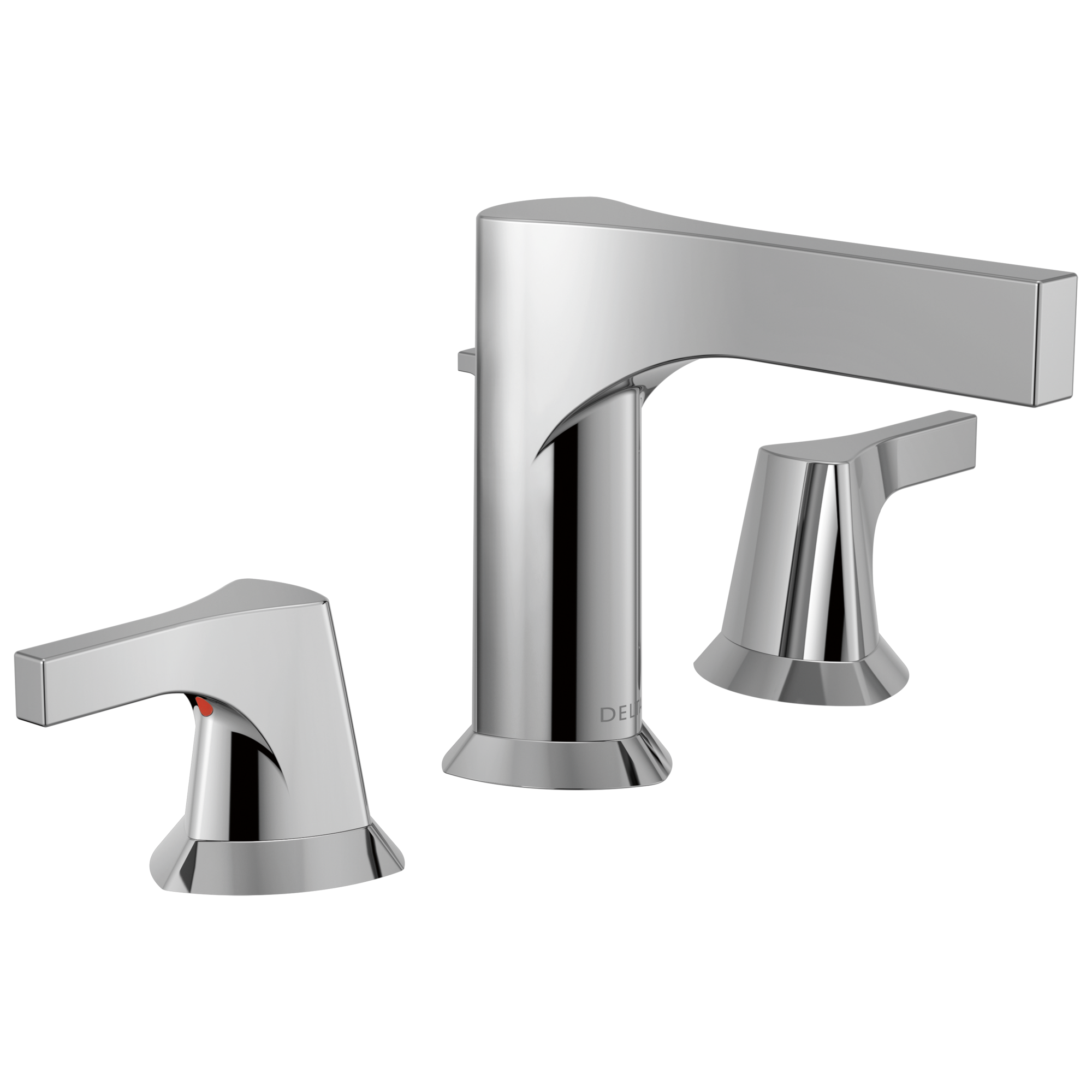 Delta - Two Handle Widespread Bathroom Faucet - Chrome - 3574-MPU-DST