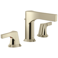 Delta - Two Handle Widespread Bathroom Faucet - Polished Nickel - 3574-PNMPU-DST