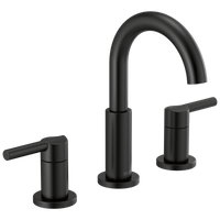 Delta - Two Handle Widespread Bathroom Faucet - Matte Black - 35749LF-BL