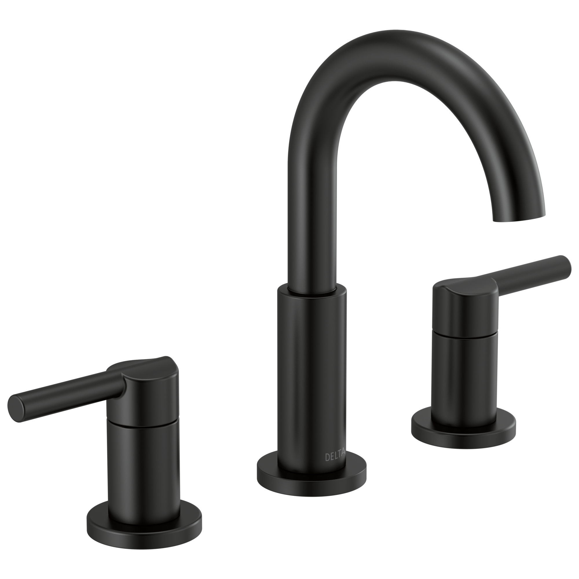 Delta - Two Handle Widespread Bathroom Faucet - Matte Black - 35749LF-BL