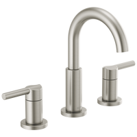 Delta - Two Handle Widespread Bathroom Faucet - Stainless - 35749LF-SS