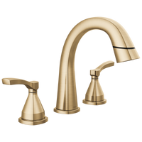 Delta - Two Handle Widespread Pull Down Bathroom Faucet - Lumicoat® Champagne Bronze - 35775-CZPD-PR-DST