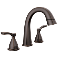 Delta - Two Handle Widespread Pull Down Bathroom Faucet - Venetian Bronze - 35775-RBPD-DST