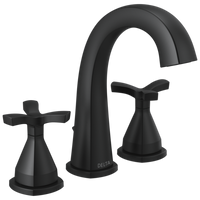 Delta - Widespread Faucet - Matte Black - 357756-BLMPU-DST