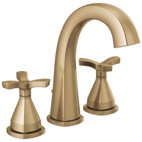 Delta - Widespread Faucet - Lumicoat® Champagne Bronze - 357756-CZ-PR-MPU-DST