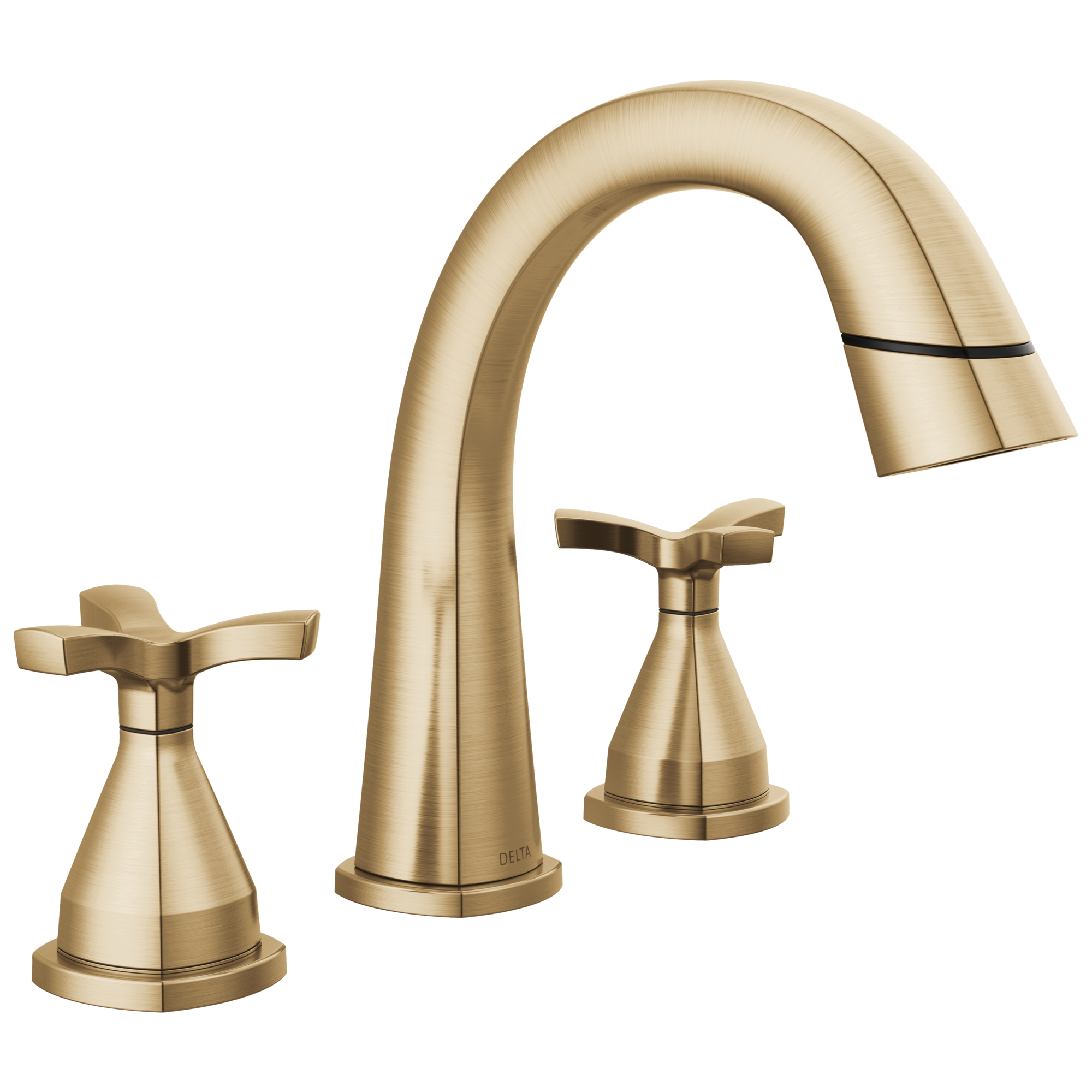 Delta - Two Handle Widespread Pull Down Bathroom Faucet - Lumicoat® Champagne Bronze - 357756-CZPD-PR-DST