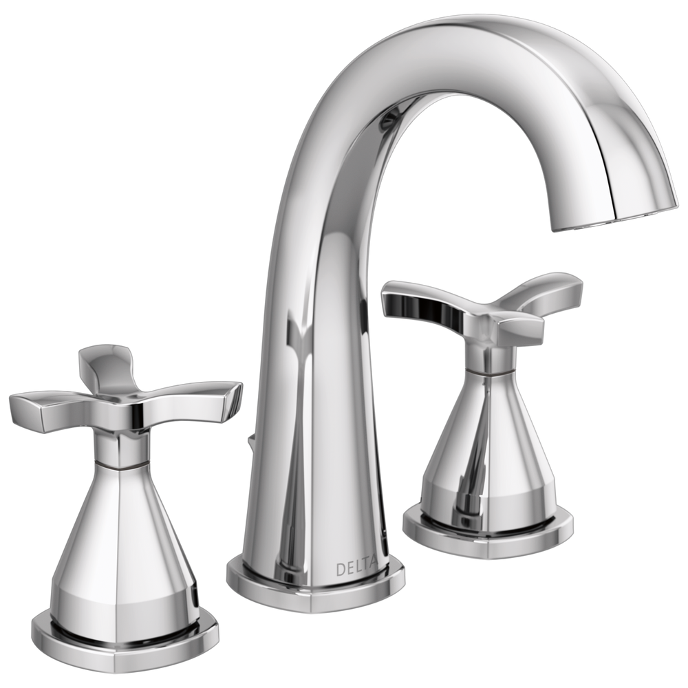 Delta - Widespread Faucet - Chrome - 357756-MPU-DST