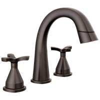 Delta - Two Handle Widespread Pull Down Bathroom Faucet - Venetian Bronze - 357756-RBPD-DST