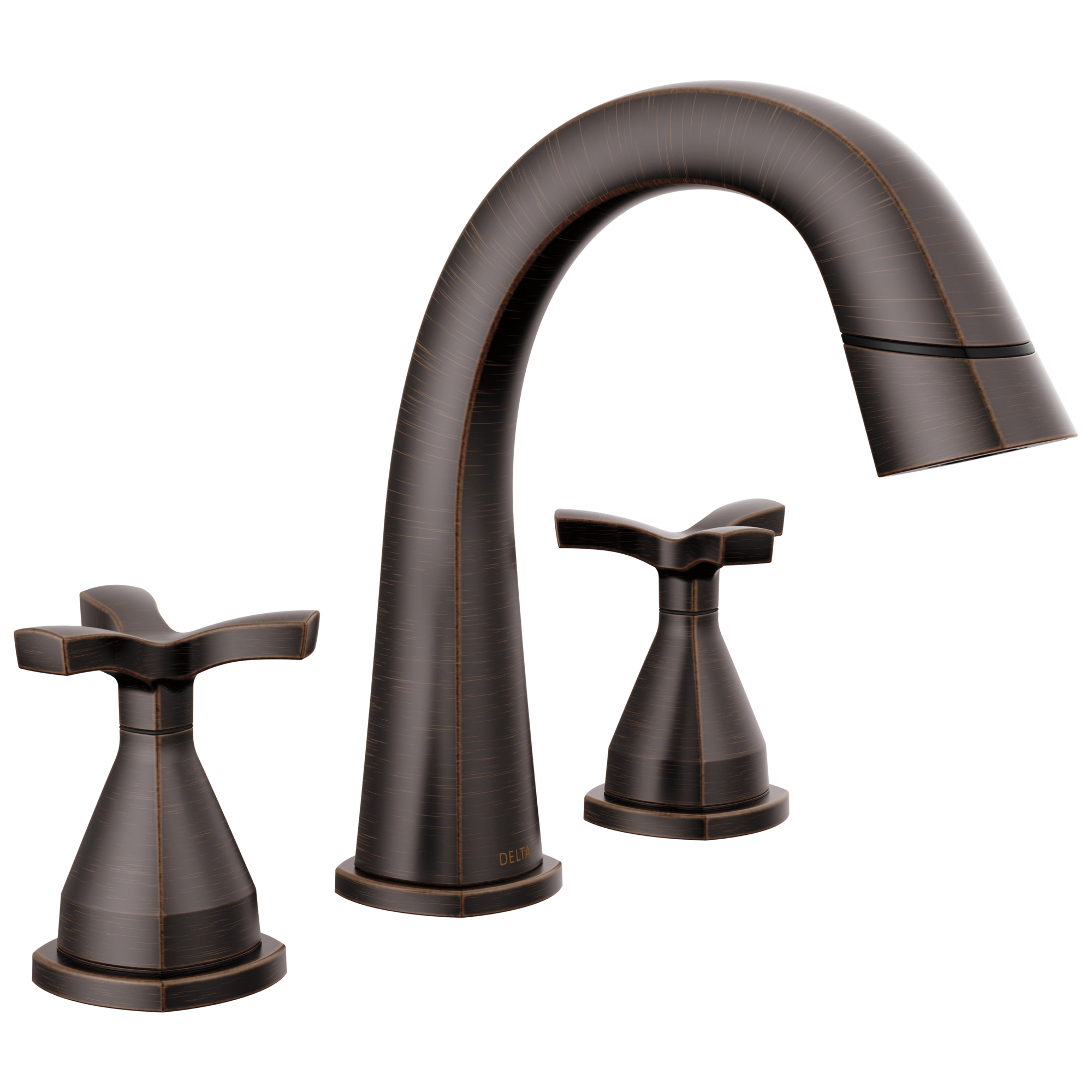 Delta - Two Handle Widespread Pull Down Bathroom Faucet - Venetian Bronze - 357756-RBPD-DST