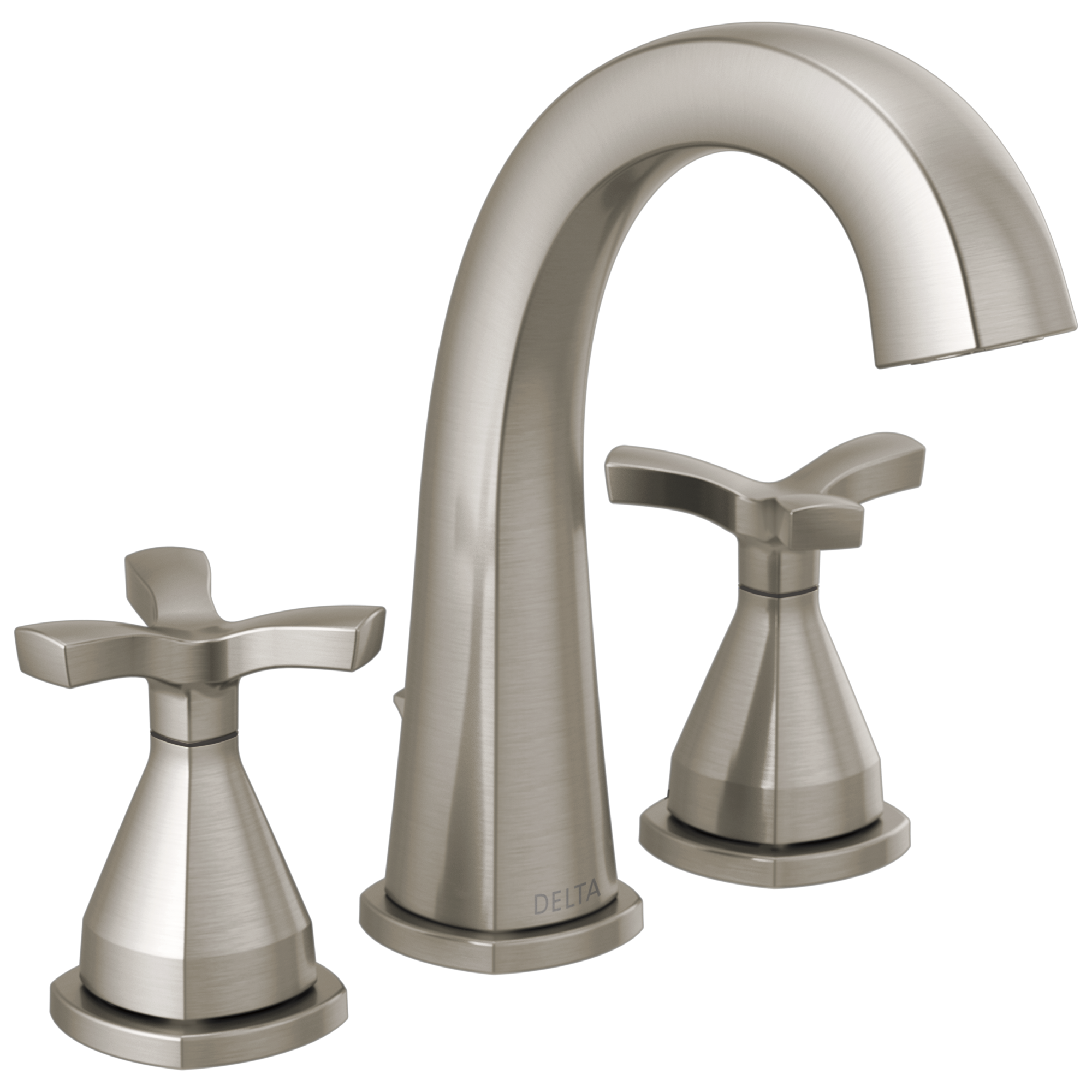 Delta - Widespread Faucet - Lumicoat® Stainless - 357756-SS-PR-MPU-DST