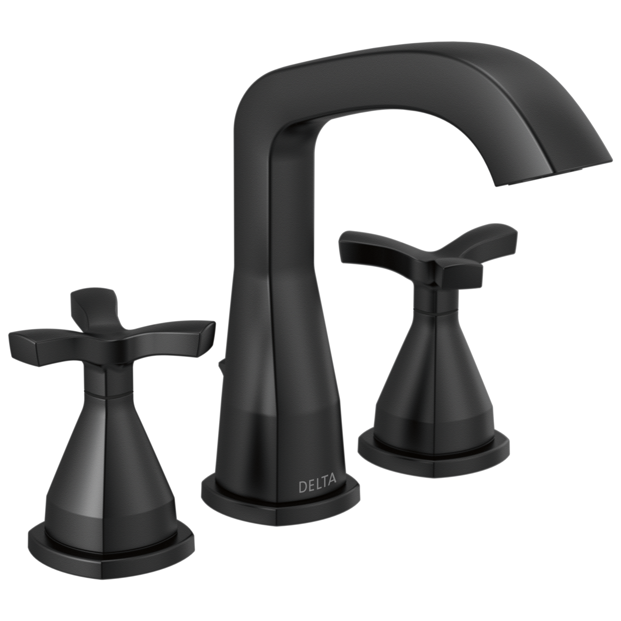 Delta - Widespread Faucet - Matte Black - 357766-BLMPU-DST