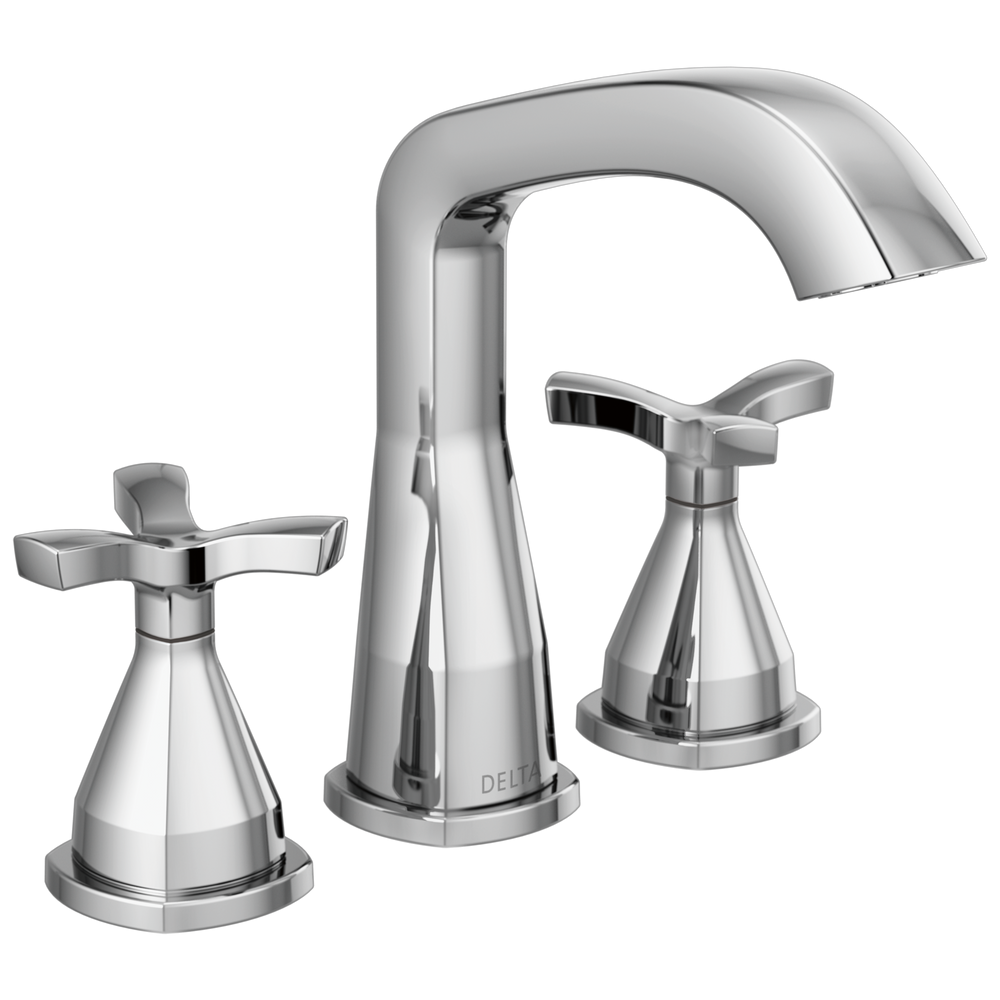 Delta - Widespread Faucet - Chrome - 357766-MPU-DST