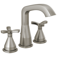 Delta - Widespread Faucet - Lumicoat® Stainless - 357766-SS-PR-MPU-DST