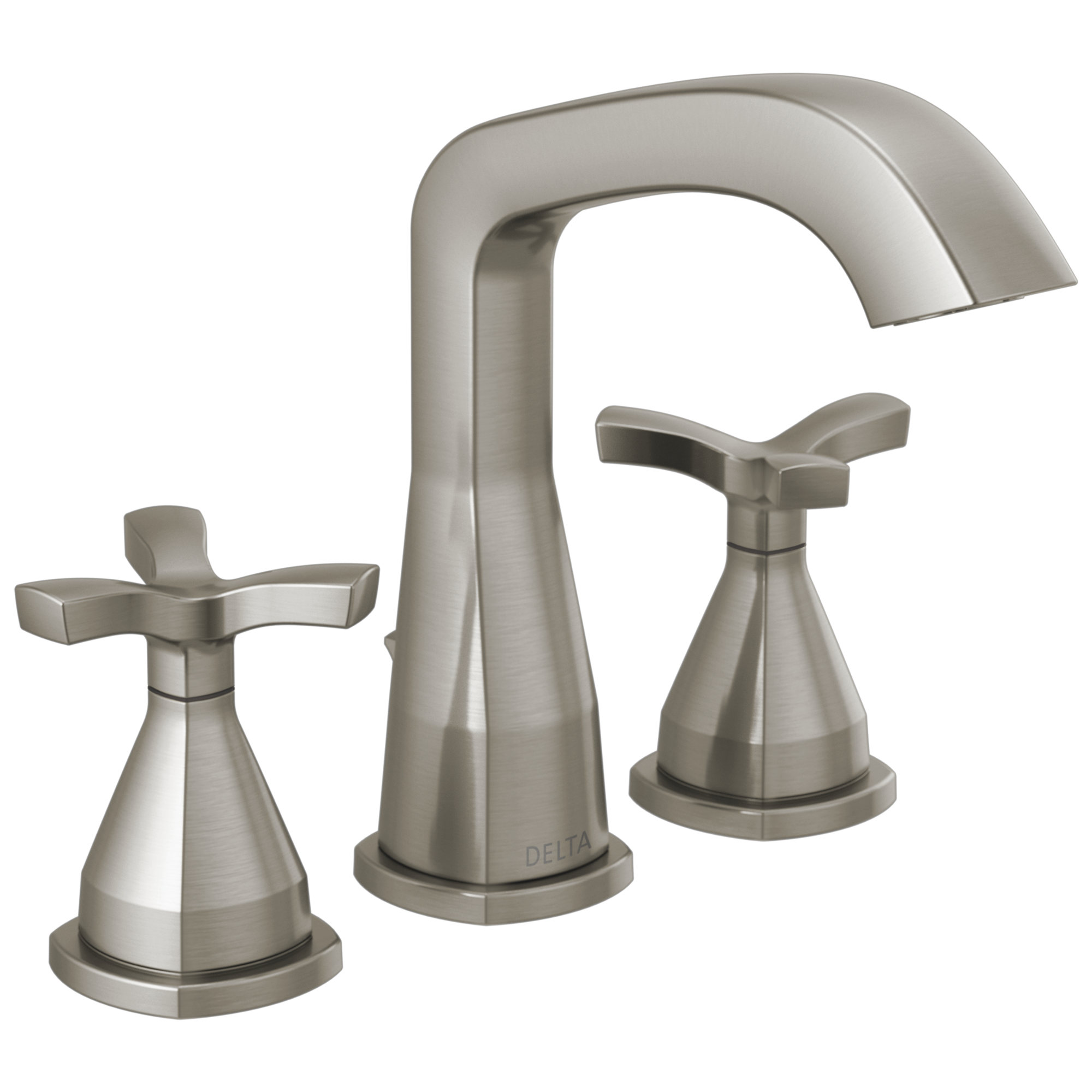 Delta - Widespread Faucet - Lumicoat® Stainless - 357766-SS-PR-MPU-DST