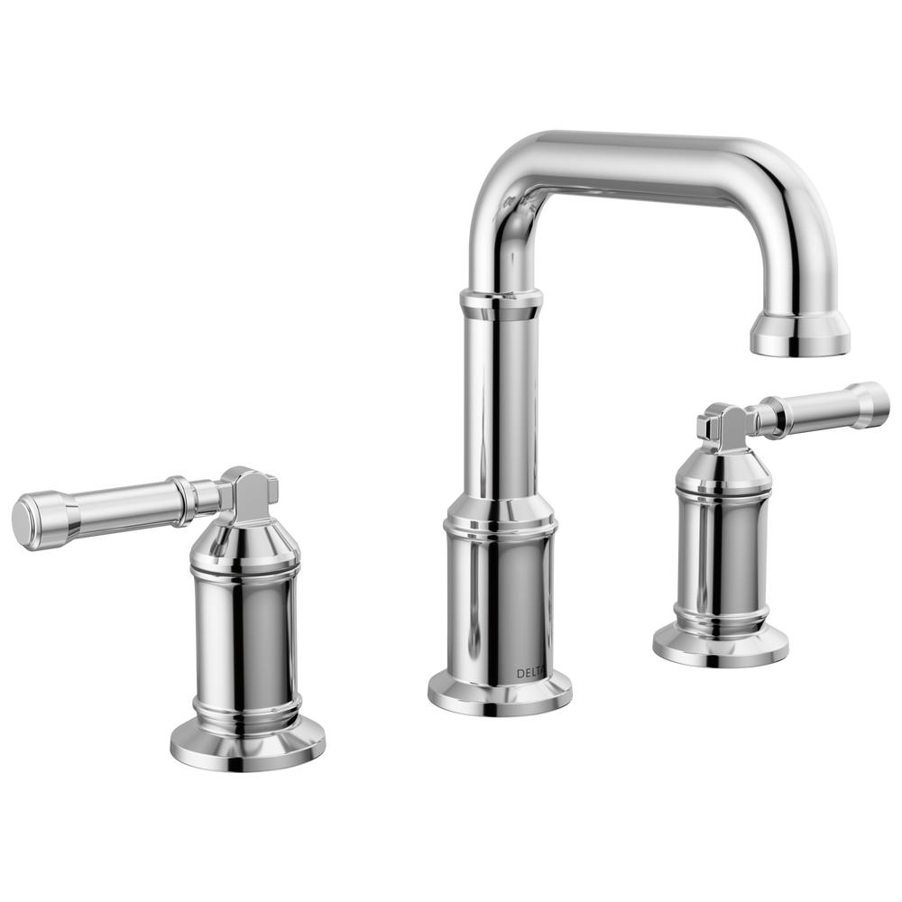 Delta - Two Handle Widespread Bathroom Faucet - Lumicoat® Chrome - 3584-PR-DST