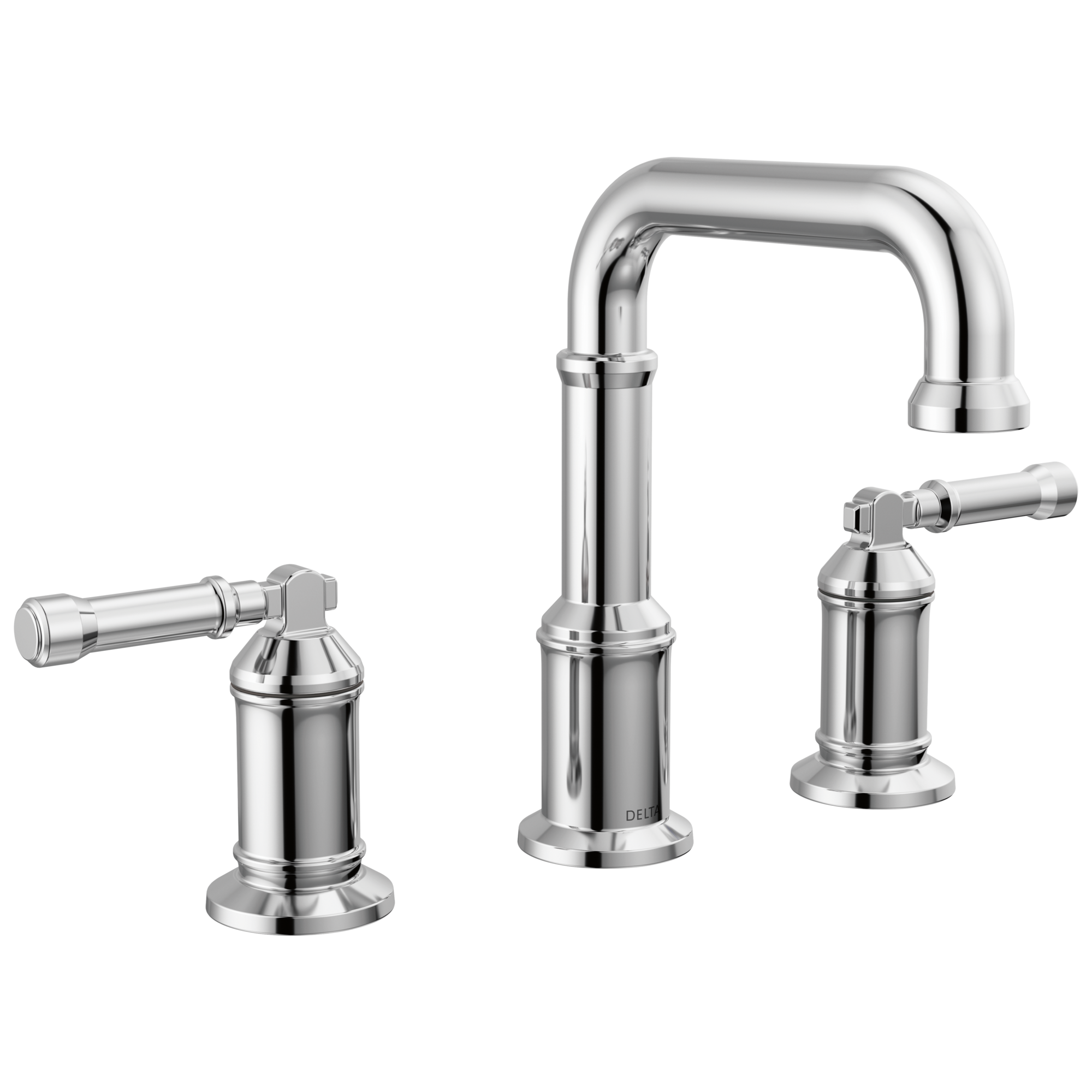 Delta - Two Handle Widespread Bathroom Faucet - Lumicoat® Chrome - 3584-PR-DST