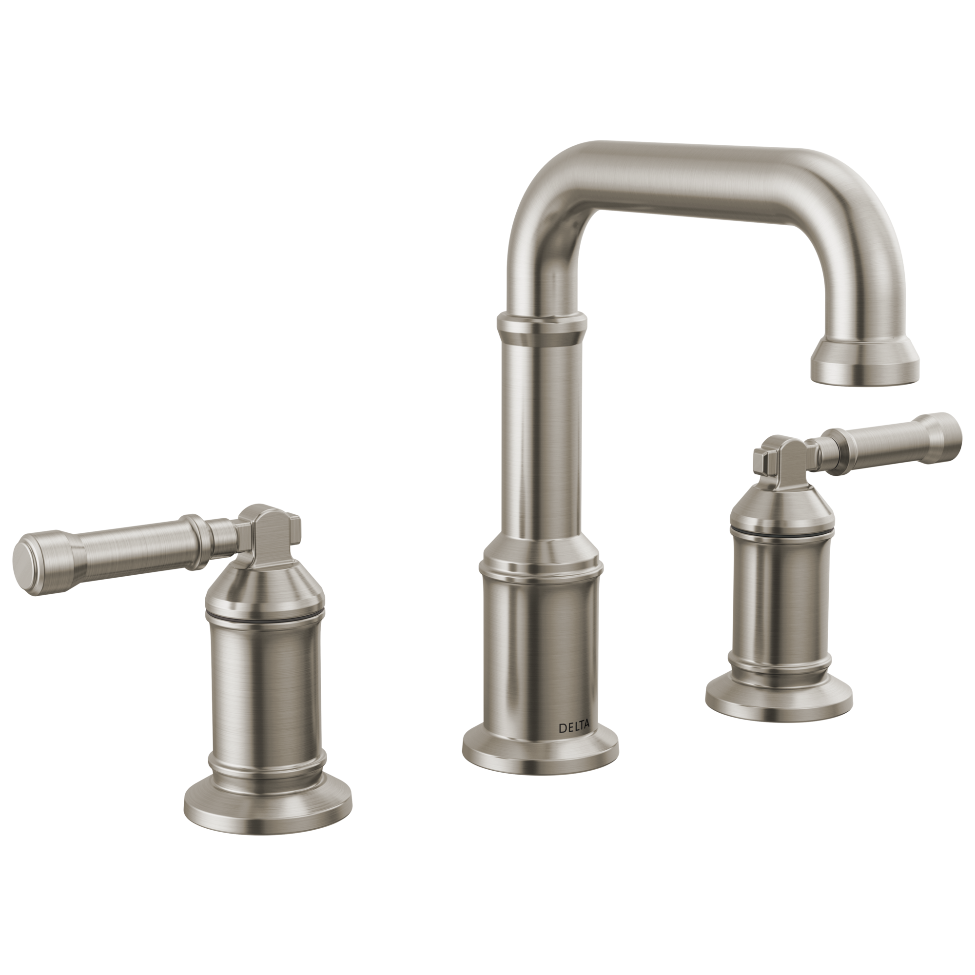 Delta - Two Handle Widespread Bathroom Faucet - Lumicoat® Stainless - 3584-SS-PR-DST