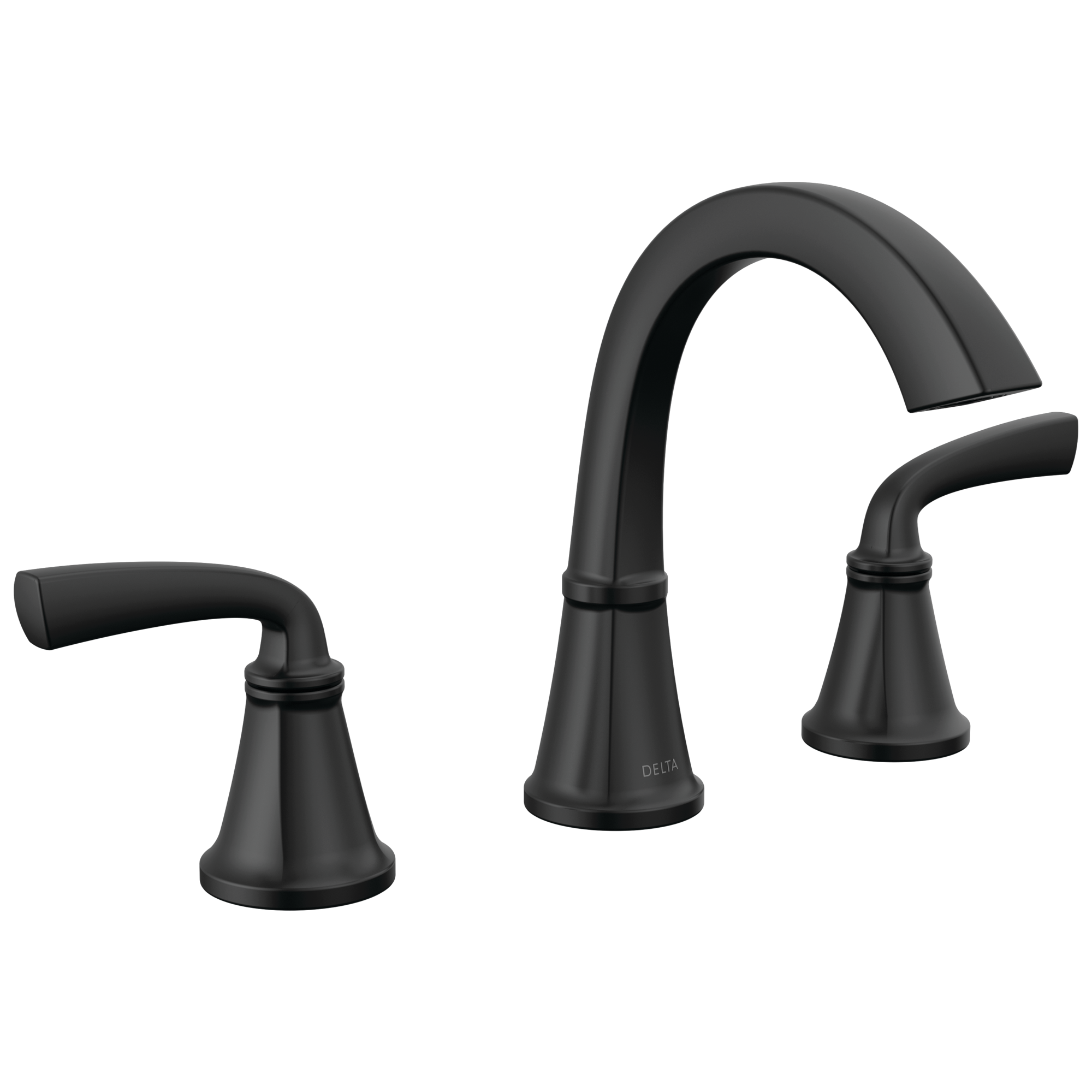 Delta - Two Handle Widespread Bathroom Faucet - Matte Black - 35864LF-BL