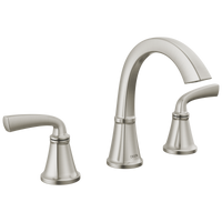 Delta - Two Handle Widespread Bathroom Faucet - Spotshield Brushed Nickel - 35864LF-SP