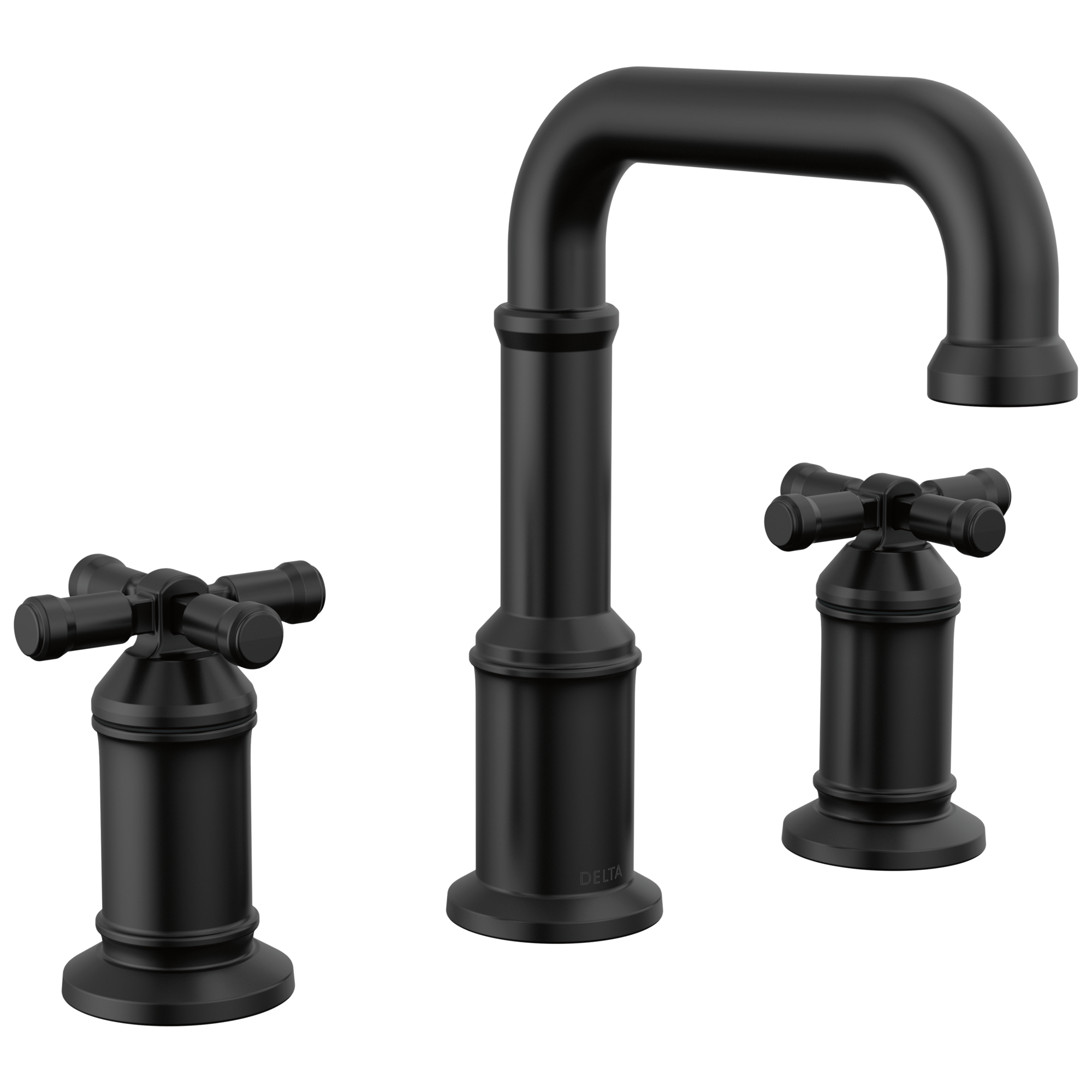 Delta - Two Handle Widespread Bathroom Faucet - Matte Black - 3587-BL-DST