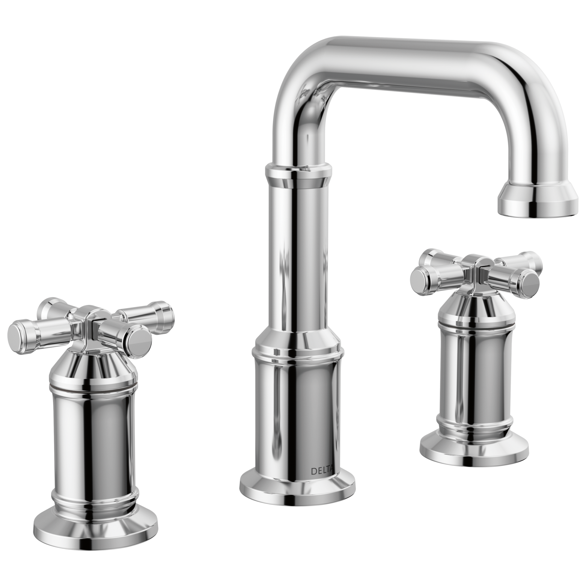 Delta - Two Handle Widespread Bathroom Faucet - Lumicoat® Chrome - 3587-PR-DST