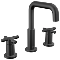 Delta - Two Handle Widespread Bathroom Faucet - Matte Black - 35894LF-BL