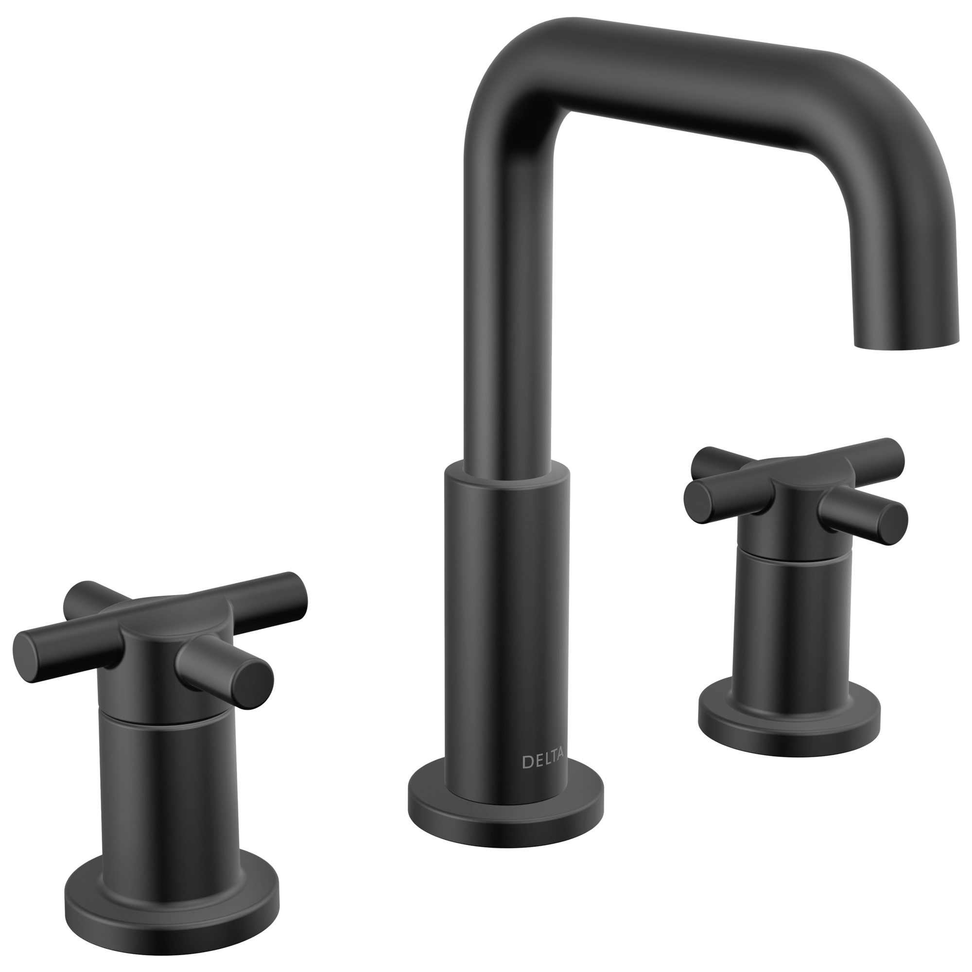 Delta - Two Handle Widespread Bathroom Faucet - Matte Black - 35894LF-BL