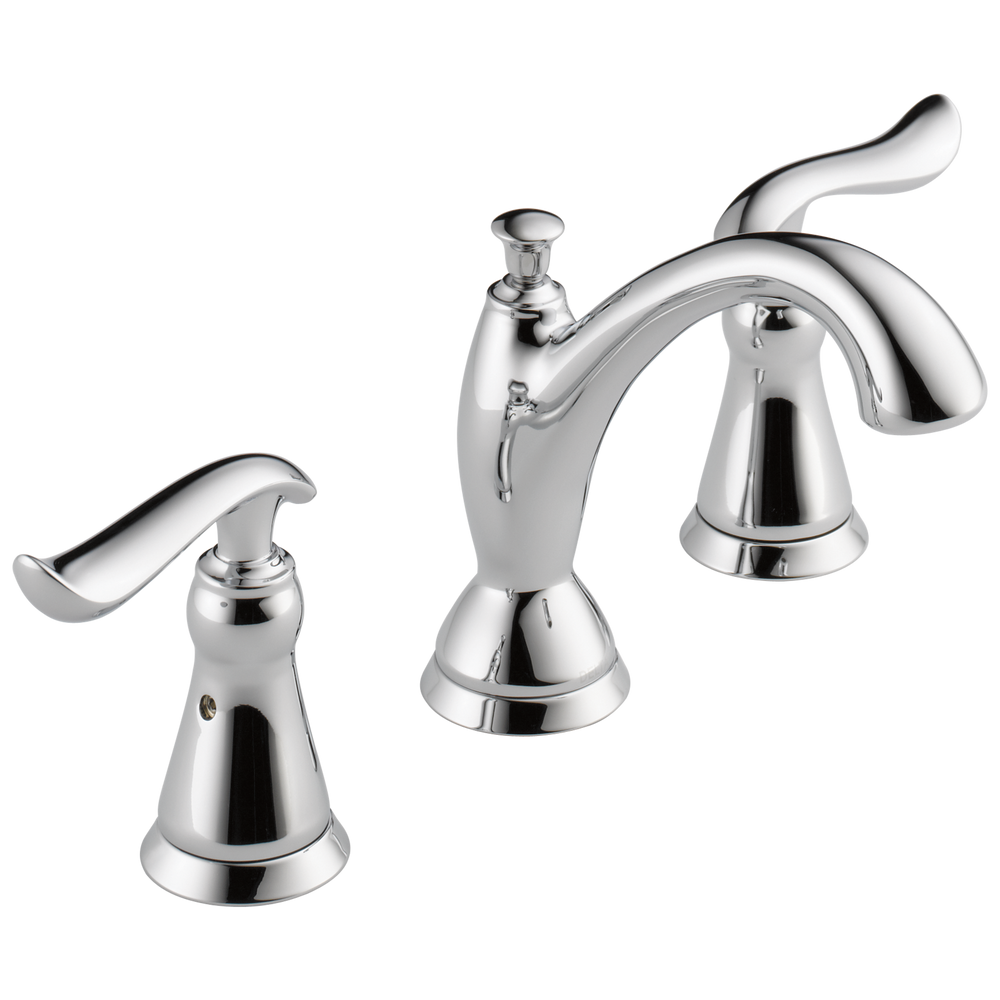 Delta - Two Handle Widespread Bathroom Faucet - Chrome - 3594-MPU-DST