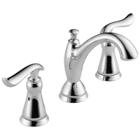 Delta - Two Handle Widespread Bathroom Faucet - Chrome - 3594-MPU-DST